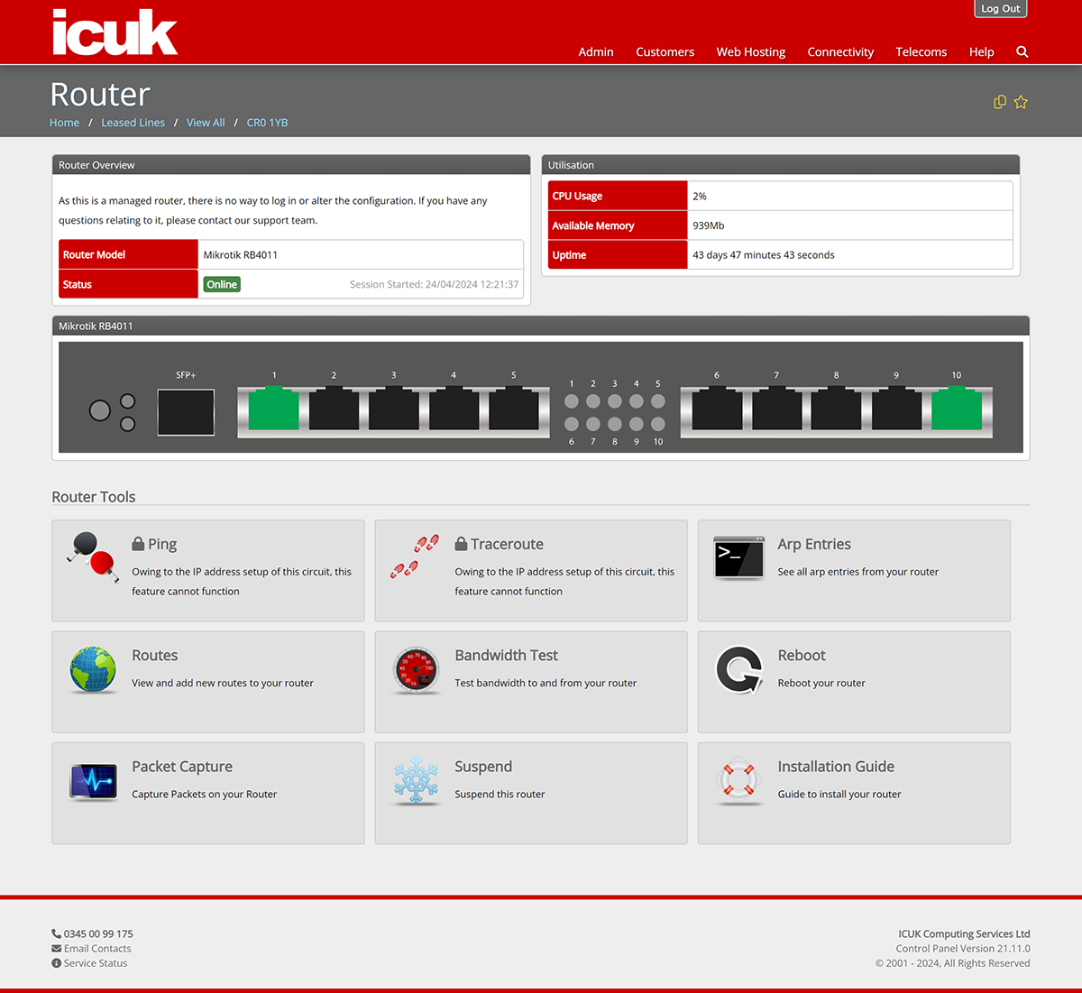 Router Management